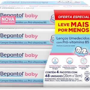 Bepantol Baby Leve 4 Pague 3 Kit 192 Lenços Umedecidos